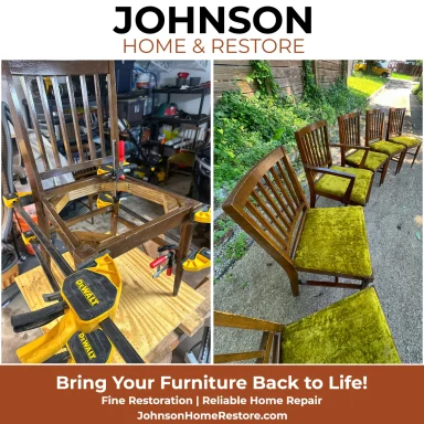 Structural Stabilization for Vintage Dining Chairs